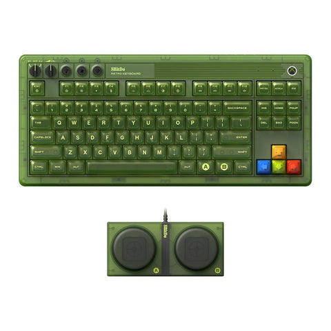 8BitDo Retro 87 Mechanical Keyboard Xbox Edition for Windows and Android - GameShop Asia