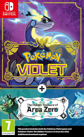 Pokemon Violet + The Hidden Treasure of Area Zero DLC (Nintendo Switch)