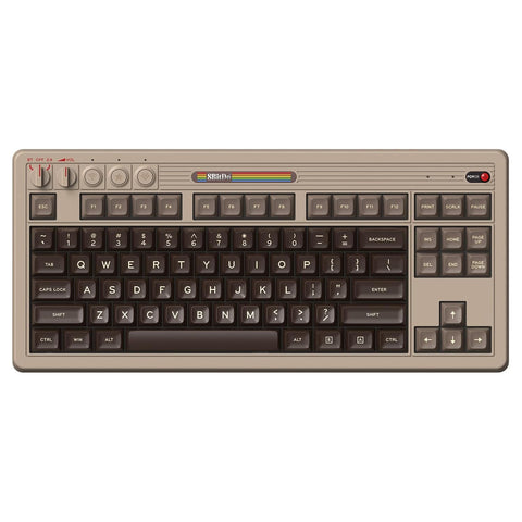 8Bitdo Retro Mechanical Keyboard C64 Edition for Windows and Android - GameShop Asia