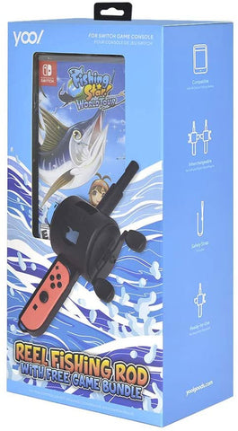 Reel Fishing Rod Bundle with Fishing Star World Tour (Nintendo